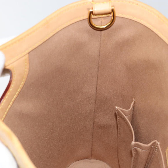 LOUIS VUITTON Vernis Stillwood Vertical Hand Bag Noisette M91364 LV Auth gh952