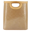 LOUIS VUITTON Vernis Stillwood Vertical Hand Bag Noisette M91364 LV Auth gh952-13