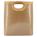 LOUIS VUITTON Vernis Stillwood Vertical Hand Bag Noisette M91364 LV Auth gh952-2