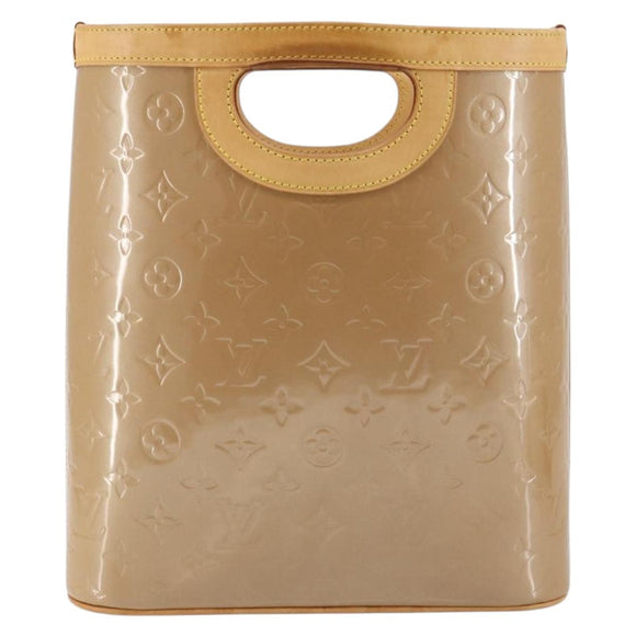 LOUIS VUITTON Vernis Stillwood Vertical Hand Bag Noisette M91364 LV Auth gh952