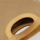 LOUIS VUITTON Vernis Stillwood Vertical Hand Bag Noisette M91364 LV Auth gh952-6