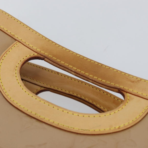 LOUIS VUITTON Vernis Stillwood Vertical Hand Bag Noisette M91364 LV Auth gh952