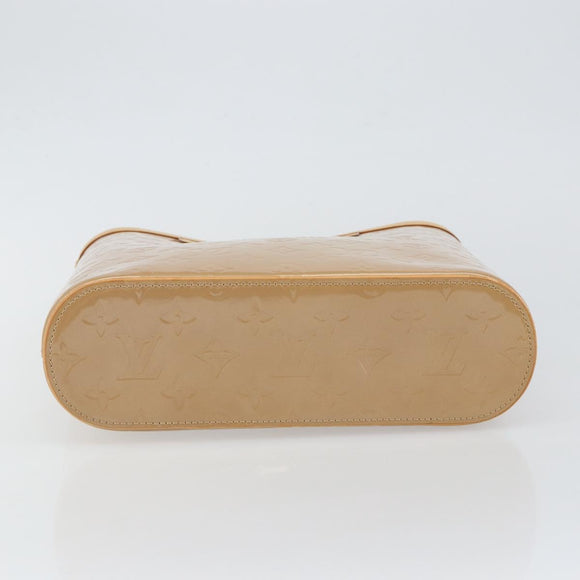 LOUIS VUITTON Vernis Stillwood Vertical Hand Bag Noisette M91364 LV Auth gh952