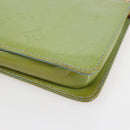 LOUIS VUITTON Monogram Vernis Lexington Pouch Baby Blue M91011 LV Auth gh953-9