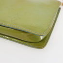 LOUIS VUITTON Monogram Vernis Lexington Pouch Baby Blue M91011 LV Auth gh953-15