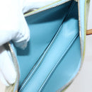 LOUIS VUITTON Monogram Vernis Lexington Pouch Baby Blue M91011 LV Auth gh953-11