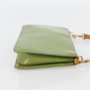 LOUIS VUITTON Monogram Vernis Lexington Pouch Baby Blue M91011 LV Auth gh953-4