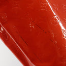 LOUIS VUITTON Monogram Vernis Reade MM Hand Bag Red Rouge M91086 LV Auth gh954-10