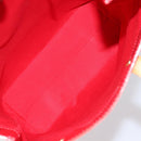 LOUIS VUITTON Monogram Vernis Reade MM Hand Bag Red Rouge M91086 LV Auth gh954-11
