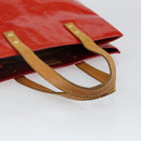 LOUIS VUITTON Monogram Vernis Reade MM Hand Bag Red Rouge M91086 LV Auth gh954-7