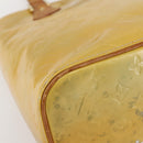 LOUIS VUITTON Monogram Vernis Houston Hand Bag Gris M91053 LV Auth gh955-15