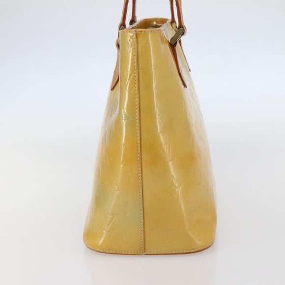 LOUIS VUITTON Monogram Vernis Houston Hand Bag Gris M91053 LV Auth gh955