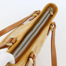 LOUIS VUITTON Monogram Vernis Houston Hand Bag Gris M91053 LV Auth gh955-7