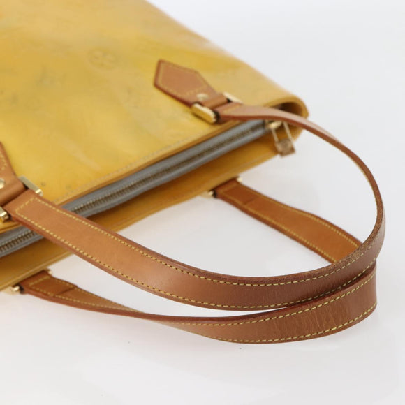 LOUIS VUITTON Monogram Vernis Houston Hand Bag Gris M91053 LV Auth gh955