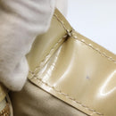 LOUIS VUITTON Monogram Vernis Wilshire PM Hand Bag Broncorail M91452 Auth gh956-12