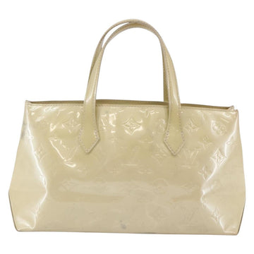 LOUIS VUITTON Monogram Vernis Wilshire PM Hand Bag Broncorail M91452 Auth gh956 - 0