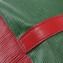 LOUIS VUITTON Epi Petit Noe Shoulder Bag Bicolor Green Red M44147 LV Auth gh959-17