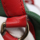 LOUIS VUITTON Epi Petit Noe Shoulder Bag Bicolor Green Red M44147 LV Auth gh959-12