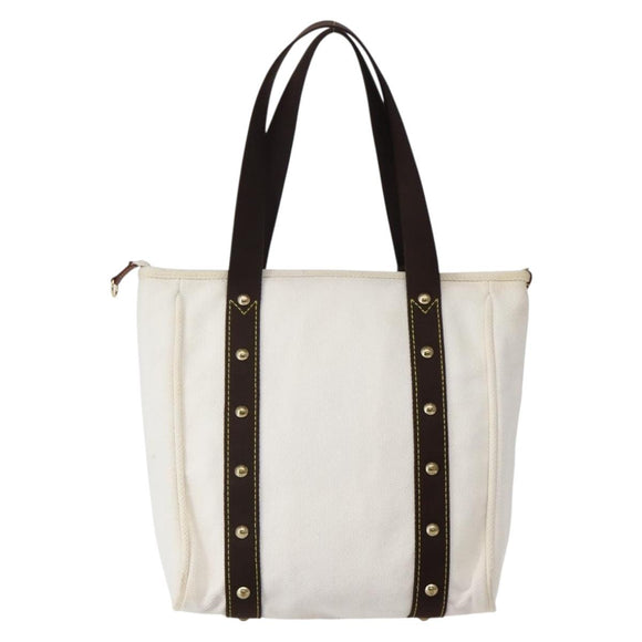 LOUIS VUITTON Cabas MM Antigua Tote Bag Brown Beige M40036 LV Auth gh961