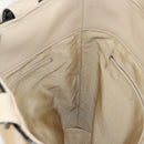 CHANEL Tote Bag Enamel Yellow Gold CC Auth gh968-18