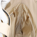 CHANEL Tote Bag Enamel Yellow Gold CC Auth gh968-19