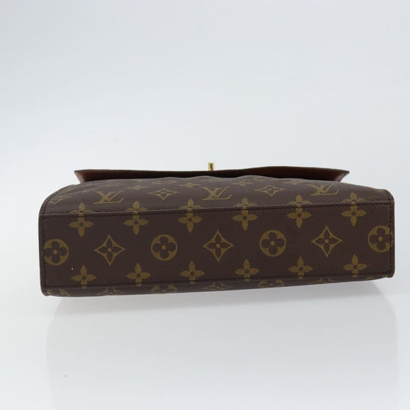 LOUIS VUITTON Monogram Malesherbes Hand Bag M51379 LV Auth gh974