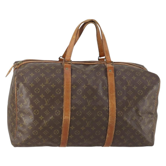 LOUIS VUITTON Monogram Sac Souple 55 Boston Bag M41622 LV Auth gh975