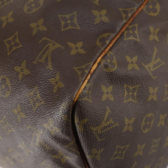 LOUIS VUITTON Monogram Sac Souple 55 Boston Bag M41622 LV Auth gh975