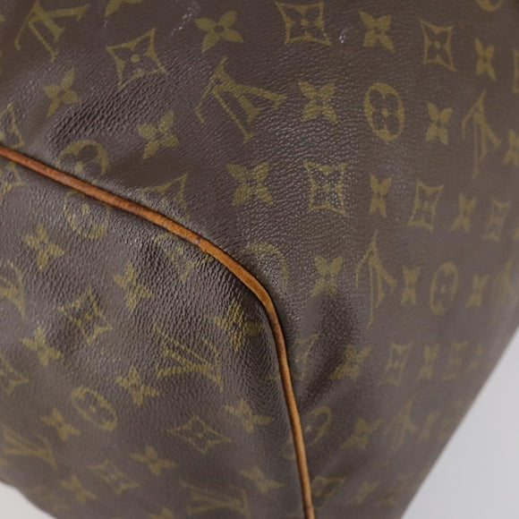 LOUIS VUITTON Monogram Sac Souple 55 Boston Bag M41622 LV Auth gh975