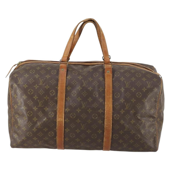 LOUIS VUITTON Monogram Sac Souple 55 Boston Bag M41622 LV Auth gh975