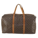 LOUIS VUITTON Monogram Sac Souple 55 Boston Bag M41622 LV Auth gh975-2