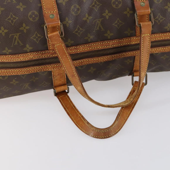 LOUIS VUITTON Monogram Sac Souple 55 Boston Bag M41622 LV Auth gh975