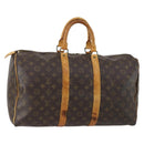 LOUIS VUITTON Monogram Keepall 45 Boston Bag M41428 LV Auth gh976-1