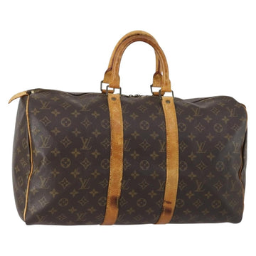 LOUIS VUITTON Monogram Keepall 45 Boston Bag M41428 LV Auth gh976