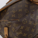 LOUIS VUITTON Monogram Saumur 35 Shoulder Bag M42254 LV Auth gh978-17