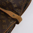 LOUIS VUITTON Monogram Saumur 35 Shoulder Bag M42254 LV Auth gh978-20