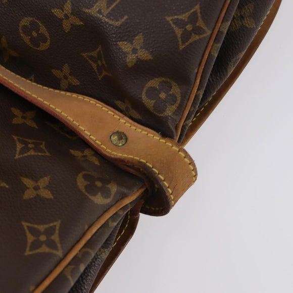 LOUIS VUITTON Monogram Saumur 35 Shoulder Bag M42254 LV Auth gh978