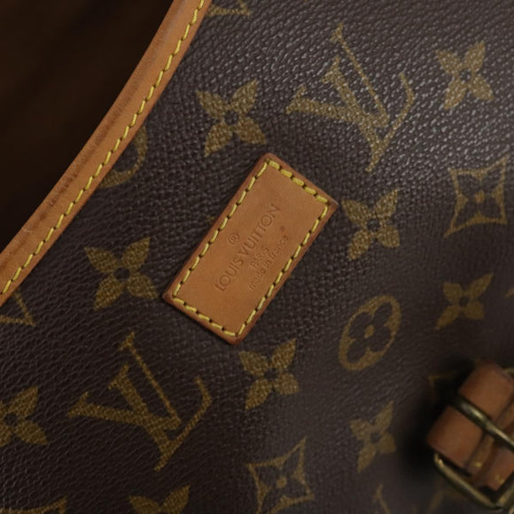 LOUIS VUITTON Monogram Saumur 35 Shoulder Bag M42254 LV Auth gh978