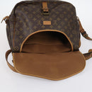 LOUIS VUITTON Monogram Saumur 35 Shoulder Bag M42254 LV Auth gh978-22