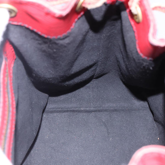 LOUIS VUITTON Epi Petit Noe Shoulder Bag Red M44107 LV Auth gh981