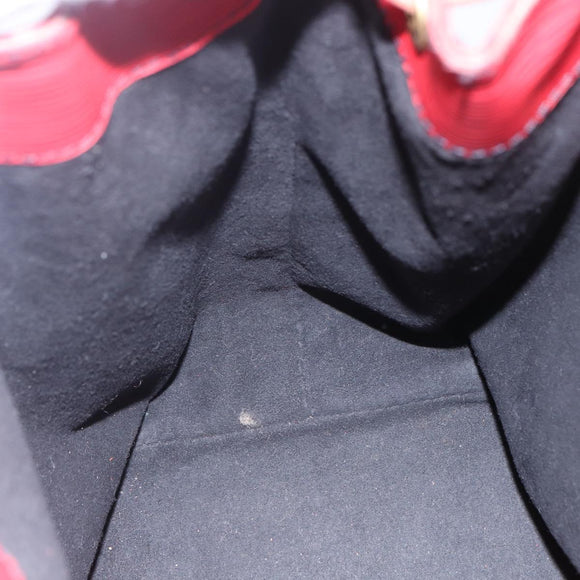 LOUIS VUITTON Epi Petit Noe Shoulder Bag Red M44107 LV Auth gh981