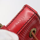 LOUIS VUITTON Epi Petit Noe Shoulder Bag Red M44107 LV Auth gh981-12