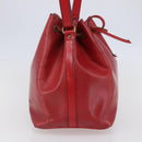 LOUIS VUITTON Epi Petit Noe Shoulder Bag Red M44107 LV Auth gh981-3
