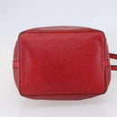 LOUIS VUITTON Epi Petit Noe Shoulder Bag Red M44107 LV Auth gh981-5