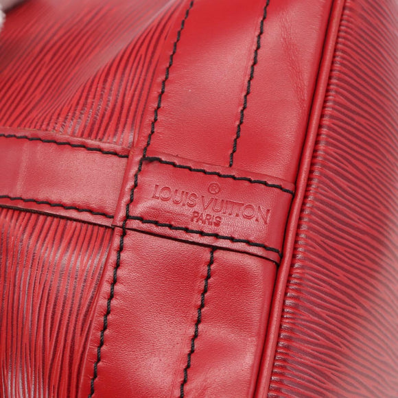 LOUIS VUITTON Epi Noe Shoulder Bag Red M44007 LV Auth gh982