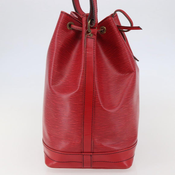 LOUIS VUITTON Epi Noe Shoulder Bag Red M44007 LV Auth gh982