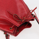 LOUIS VUITTON Epi Noe Shoulder Bag Red M44007 LV Auth gh982-6