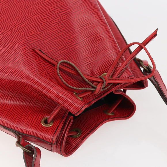 LOUIS VUITTON Epi Noe Shoulder Bag Red M44007 LV Auth gh982