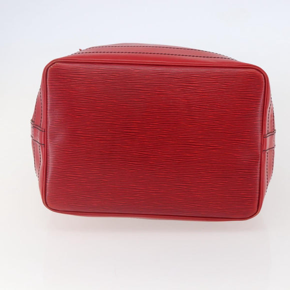 LOUIS VUITTON Epi Noe Shoulder Bag Red M44007 LV Auth gh982