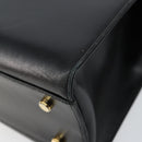 Salvatore Ferragamo Vala Shoulder Bag Leather Black Gold Auth gh986-15